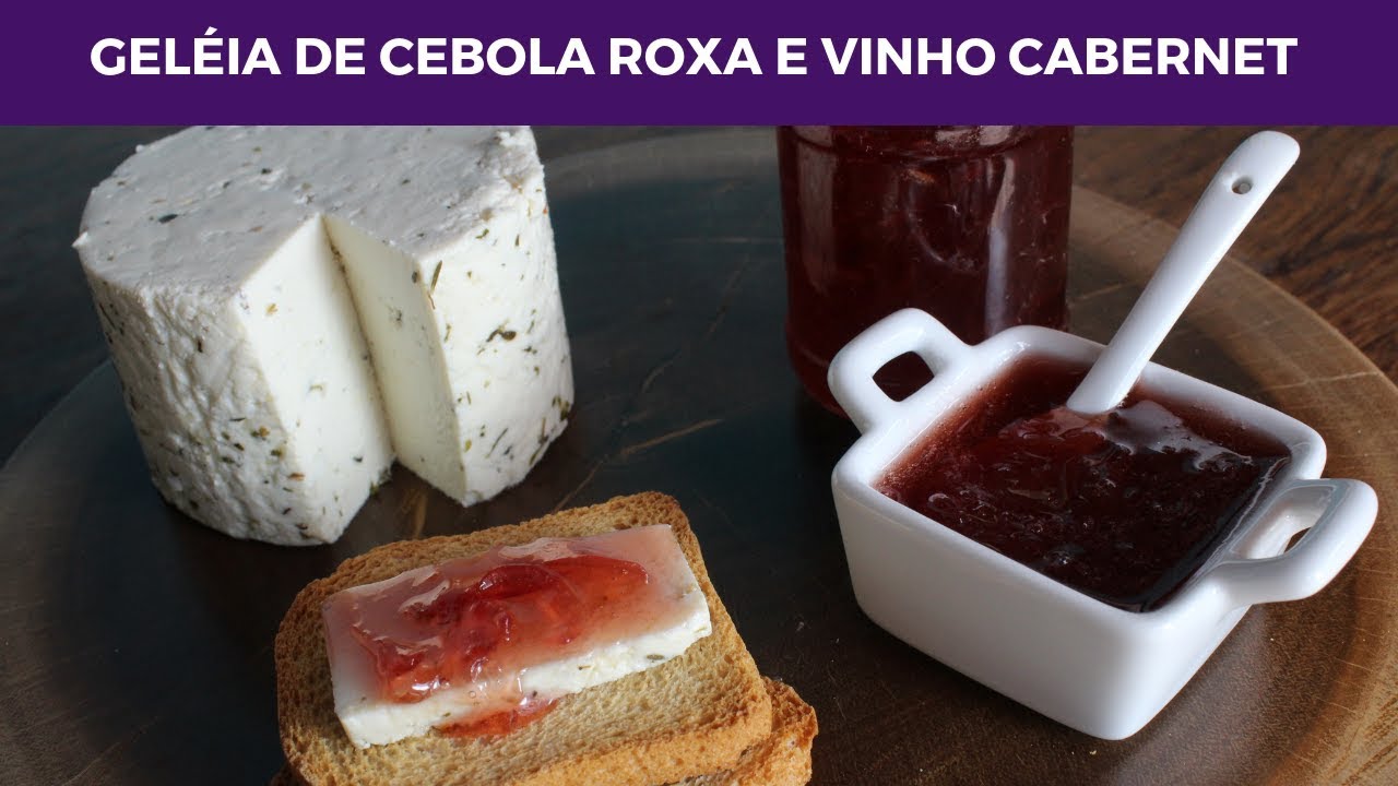RECEITA DE GELÉIA DE CEBOLA ROXA E VINHO CABERNET - DE FRENTE COM MARCITA