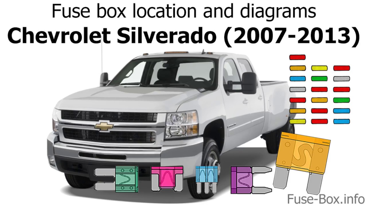 Fuse box location and diagrams: Chevrolet Silverado (2007-2013)