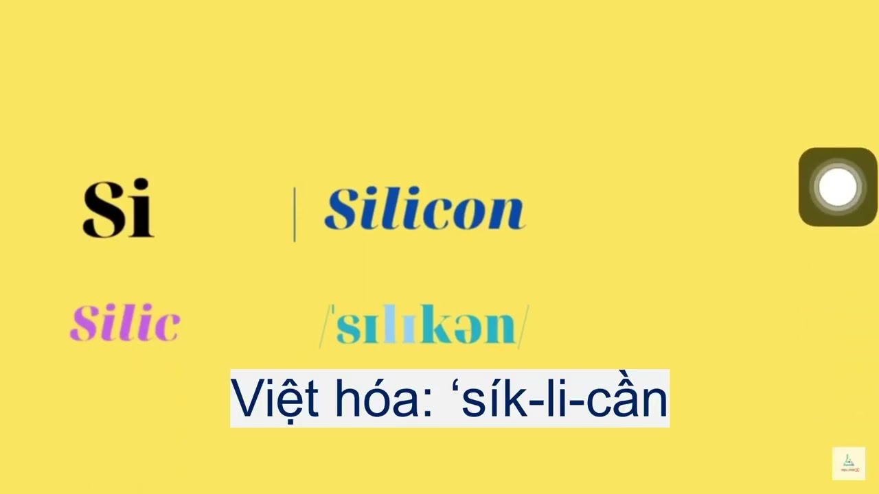 Đọc tên 20 nguyên tố hóa học đầu tiên trog bảng tuần hoàn bằng tiếng anh