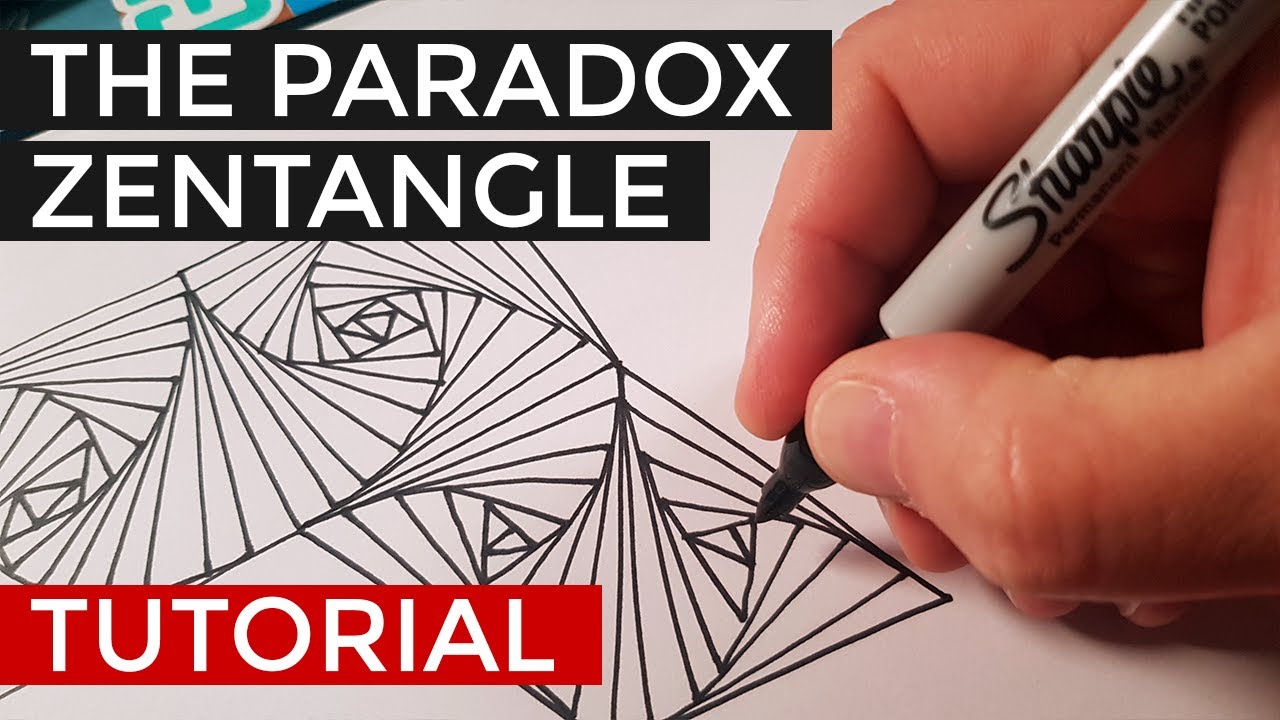 How to draw the Paradox Zentangle