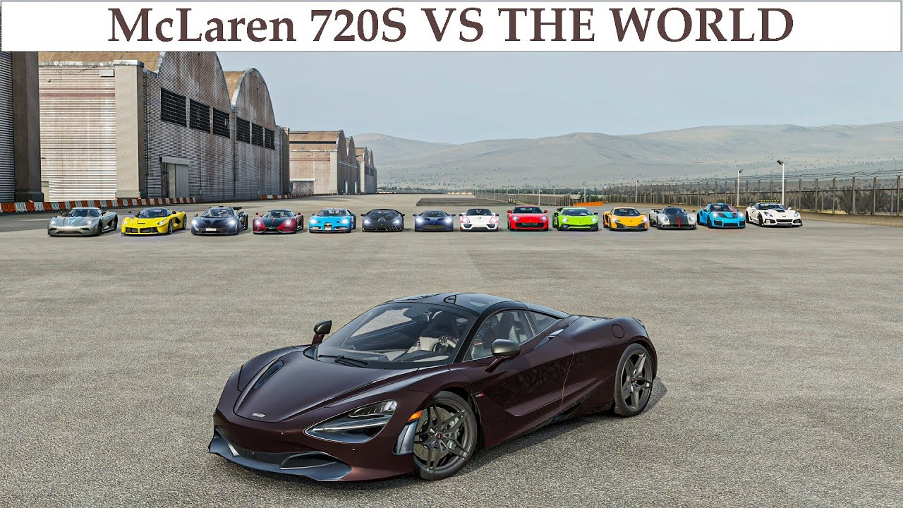 Forza 7 - McLaren 720S vs The World: Is it the fastest Supercar?
