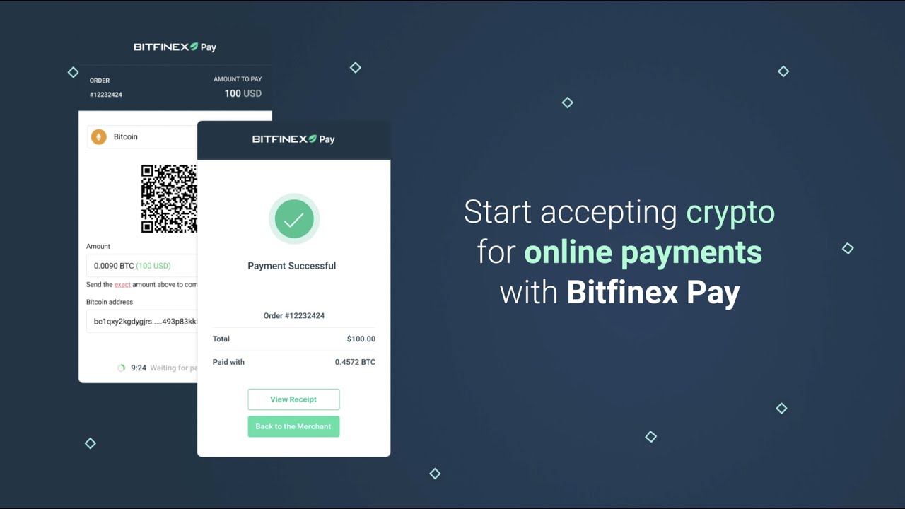 Start accepting online crypto payments seamlessly with Bitfinex Pay 💰