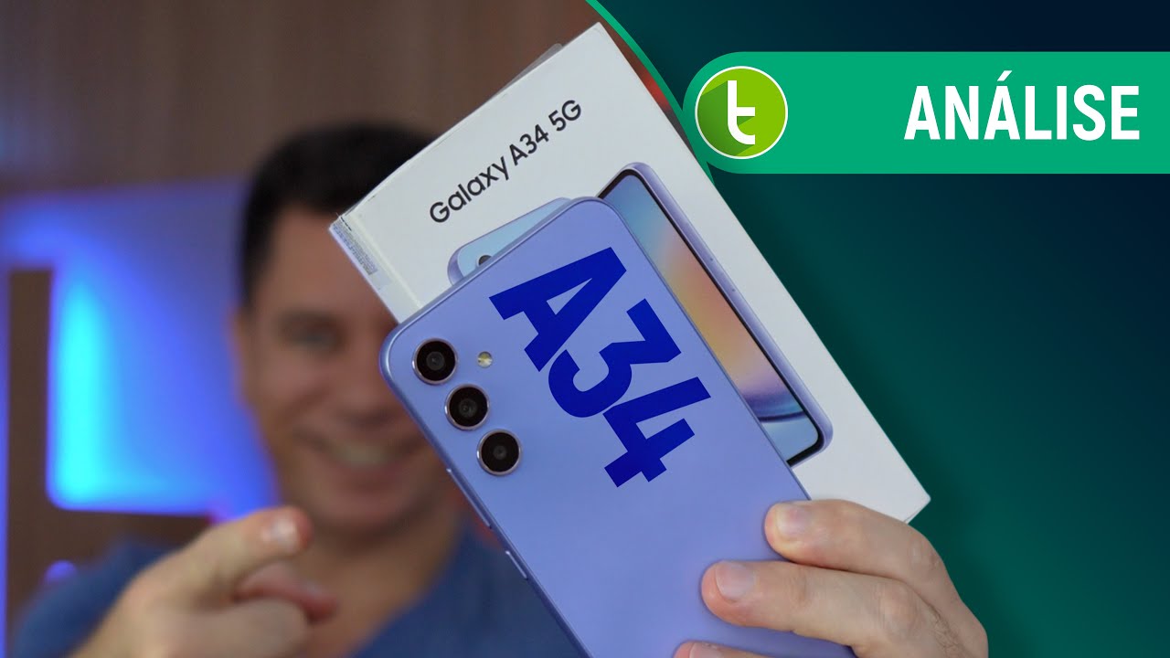 GALAXY A34: CELULAR com BOM CUSTO-BENEFÍCIO traz PACOTE COMPLETO | Análise / Review