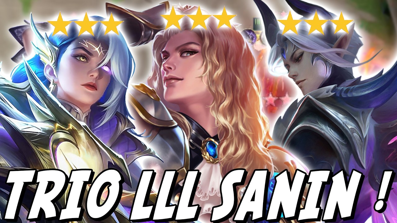 TRIO L SANIN NIH BOSS ! SEMUA CHESSBOARD DI MAGIC CHESS SIAP DIBANTAI SAMA LLL CLAN BASRENG ! WKWKWK