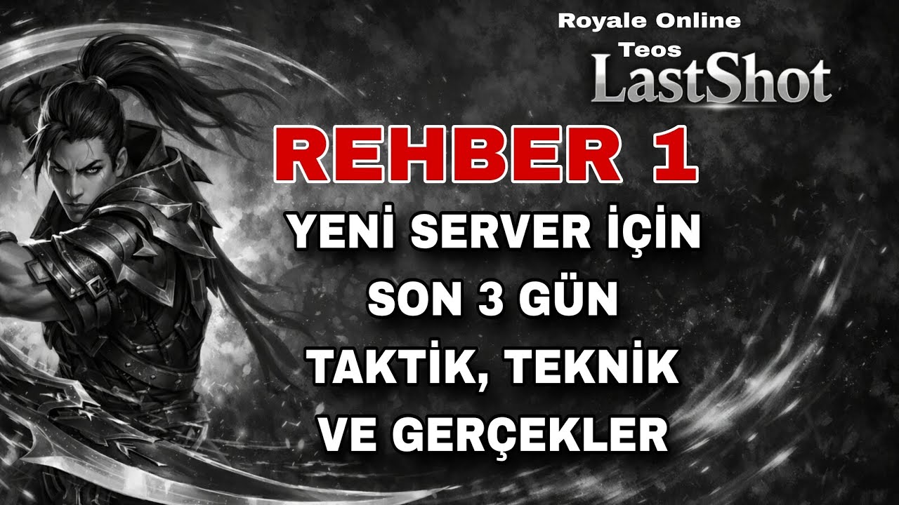 REHBER 1 - YENİ SERVERE BAŞLAMADAN &Ouml;NCE İZLE   - ROYALE ONLİNE TEOS #adstolia #royaleonline #mmoprg 