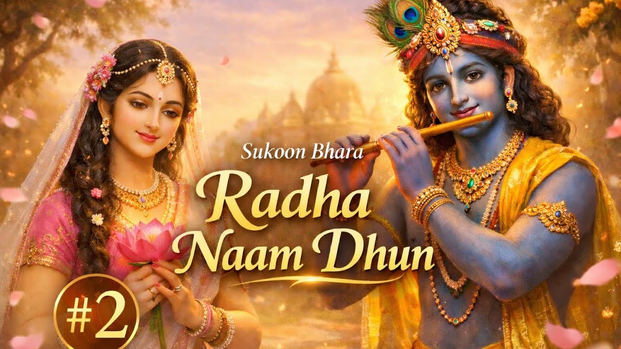 Energetic Radha Naamavali | Peaceful Meditation Dhun
