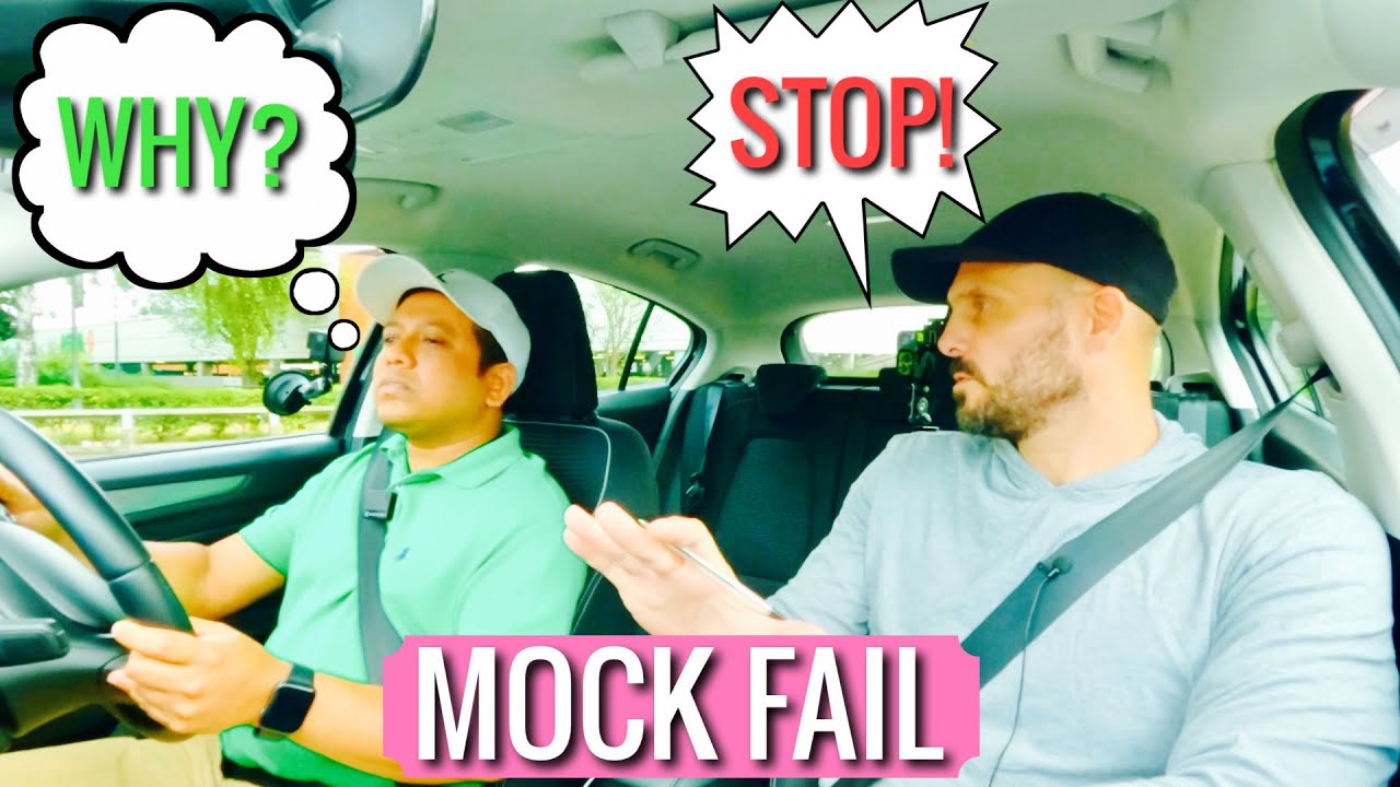 LEARNER DRIVER THINKS HE'S PASSED MOCK DRIVING TEST