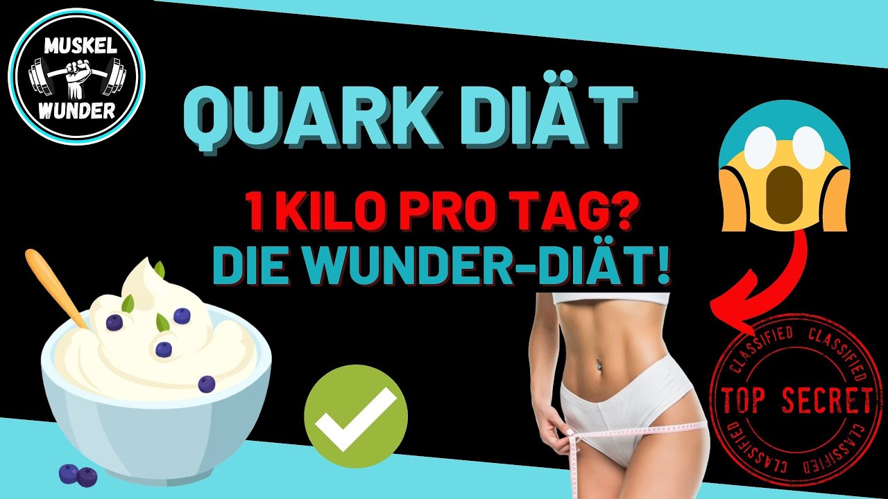 Quark Diät- SOFORT 1 Kilo über Nacht verlieren!