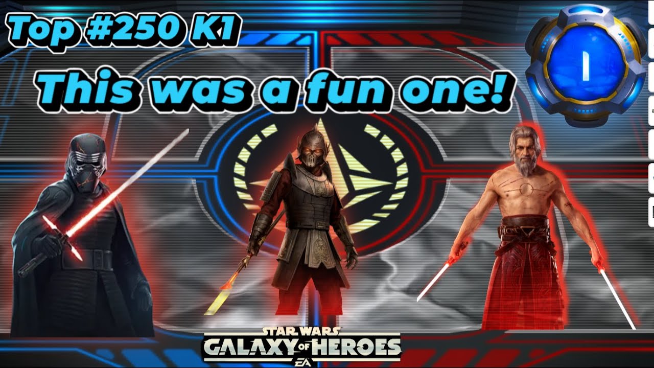 3v3 GAC K1 - GLAT Solo vs new Datacron & more this round!!