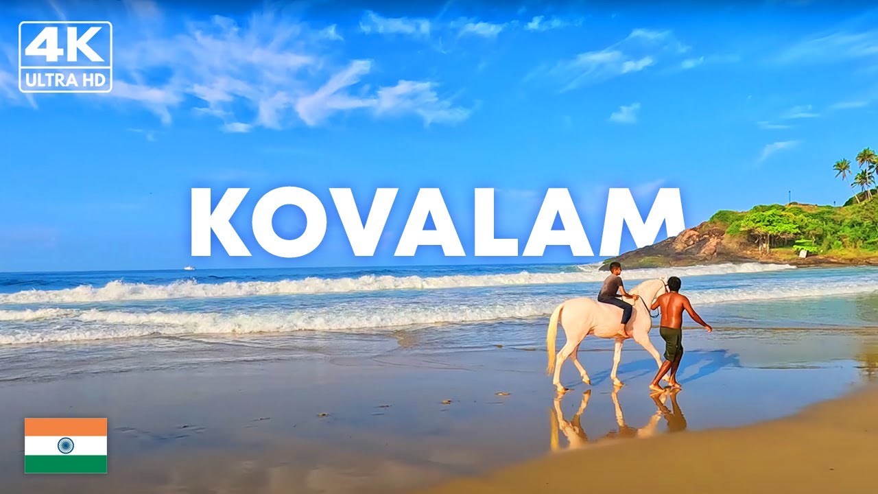 Kovalam Trivandrum 4K | Light House Beach | Morning Walk | Kerala Tourism