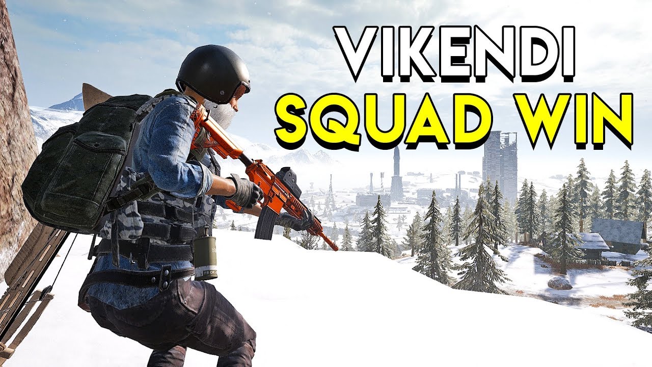 Vikendi Squads Win! - PUBG
