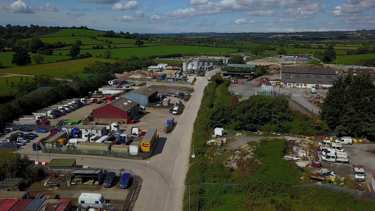 Evercreech Junction Industrial Estate From Above