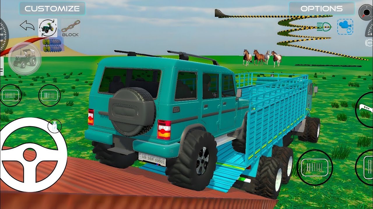 Drive Scorpio  classic and Fortuner 4x4 offroading gameplay in game 🔥#scorpio #car #gamingvideos 