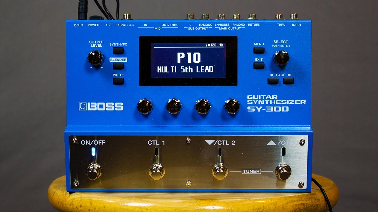Ambient Guitar Gear Review - Boss SY-300 Guitar Synthesizer