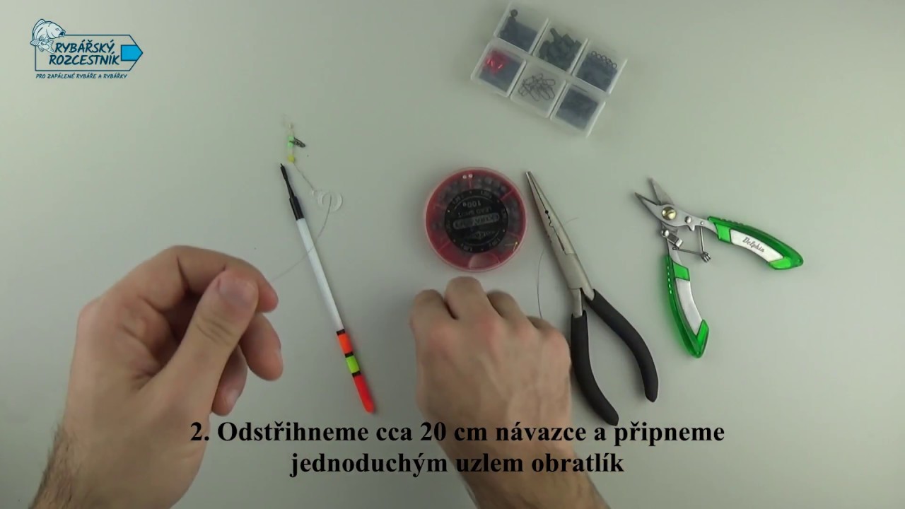 Lov na dírkách - montáž se splávkem (plavaná)