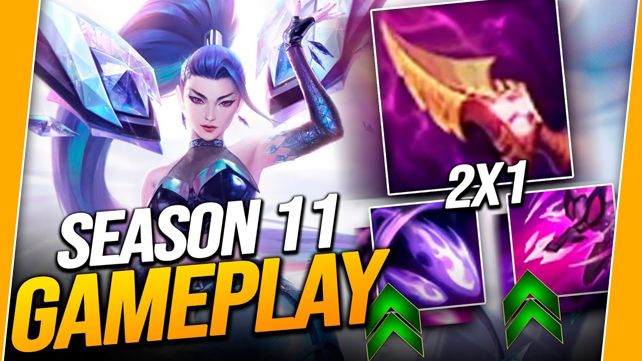 NUEVO DIENTE DE NASHOR EVOLUCIONA 2 HABILIDADES A LA VEZ! 😱 • KAI'SA KDA ALL OUT SEASON 11 GAMEPLAY