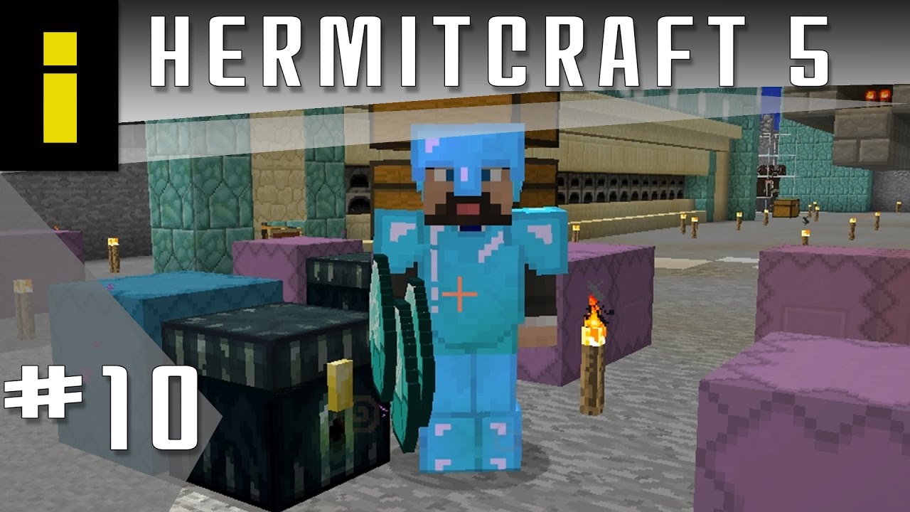 Minecraft HermitCraft Сезон 5 | Эпизод 10: Превращаем призмарин в алмазы!