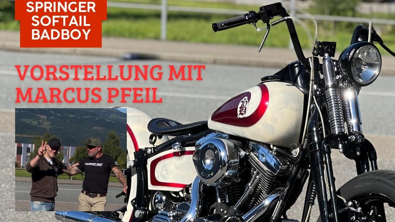 Harley Davidson Springer Bad Boy | Vorstellung mit Marcus Pfeil & Reini Servello 