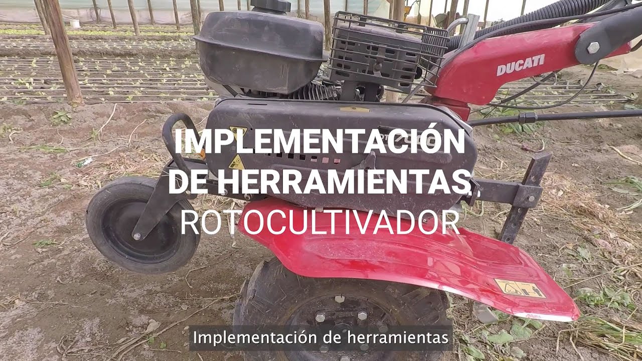 Puesta en marcha rotocultivador