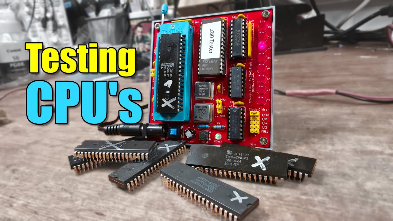 Building a CPU Tester for Z80 CPUs