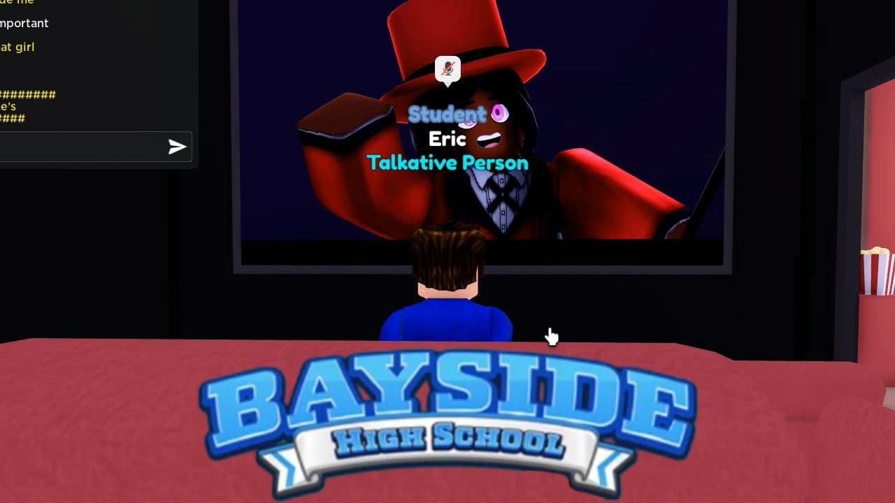 I Watched a Movie in CINEMA in Bayside High School | PART 8 | ROBLOX