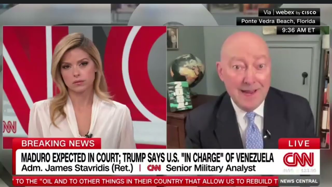 Адмирал Став в программе CNN News Central с Кейт Болдуан 1 5 26