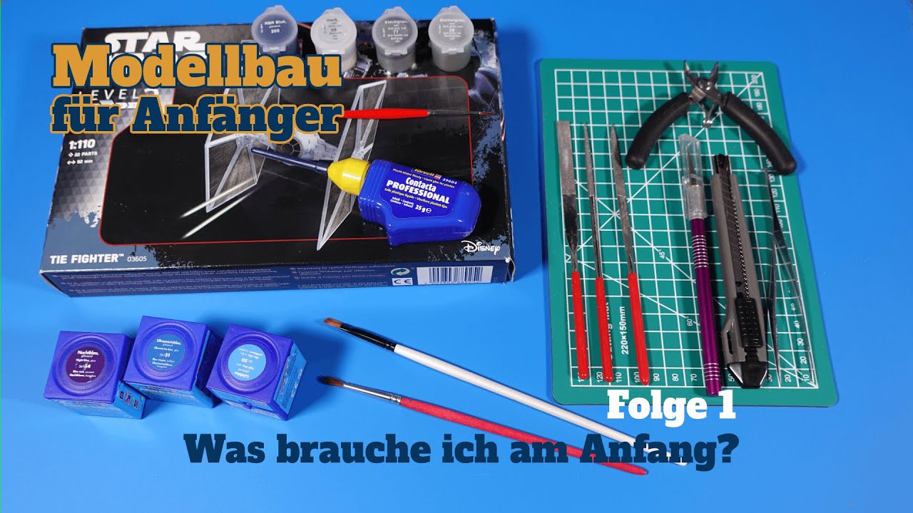 Modellbau f&uuml;r Anf&auml;nger - Folge 1 - Was brauche ich am Anfang.