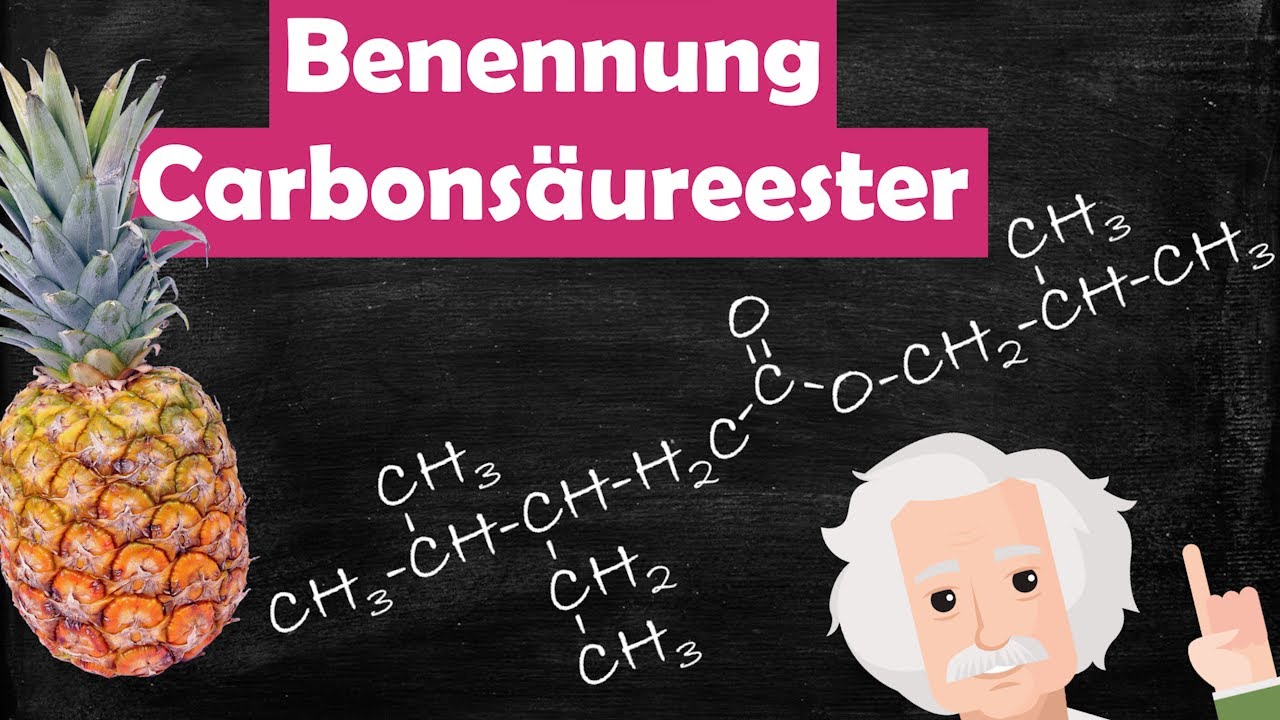 Einfach erklärt: Die Benennung von Carbonsäureestern oder Estern 4k 60Fps