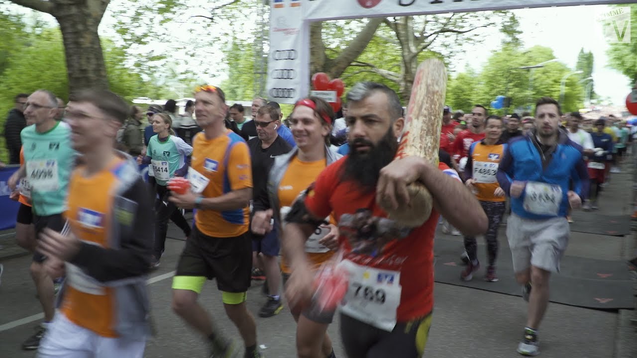 19. Trolli-Marathon in Heilbronn bei kühlem Sonnenschein