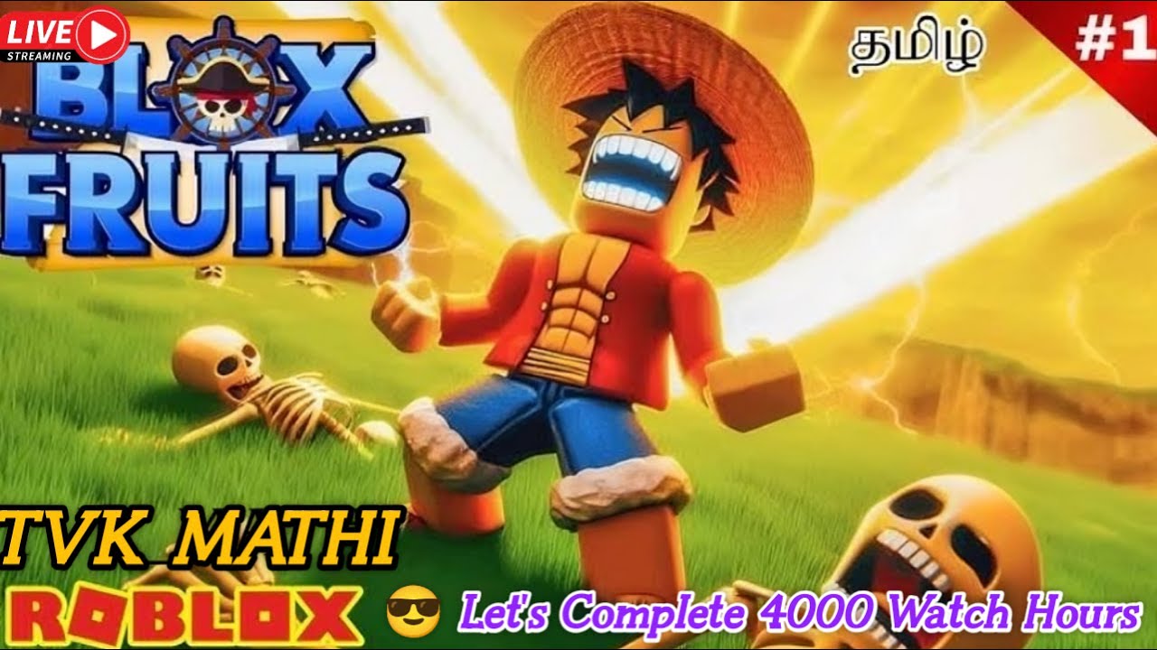 Lvl1-2800 Max Blox Fruits Journey✅Roblox📈in Tamil | #roblox # bloxfuits #pcgame #tamil