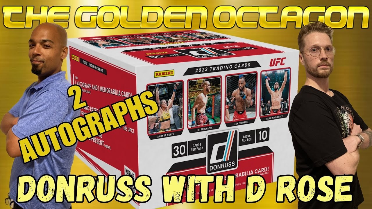 DONRUSS with D ROSE | 2023 Panini UFC Donruss Hobby Box | 1st Look & D Rose's 1st UFC Card Opening