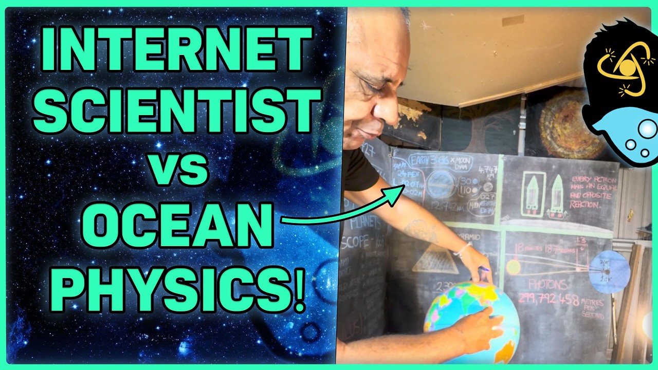 Когда вы пытаетесь объяснить людям, что физика приливов неверна, находясь в своём гараже.