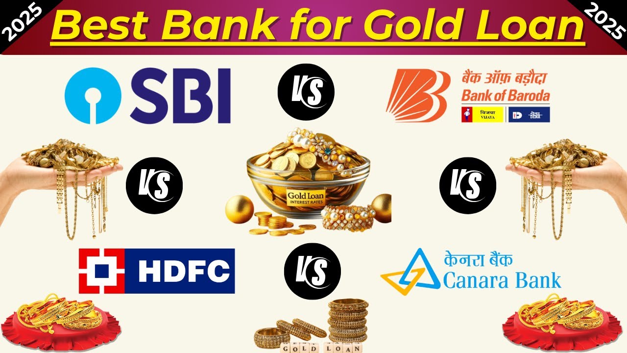 Best Gold Loan Bank in India | SBI vs HDFC vs BOB vs Canara Bank Gold Loan | Best Gold Loan |
