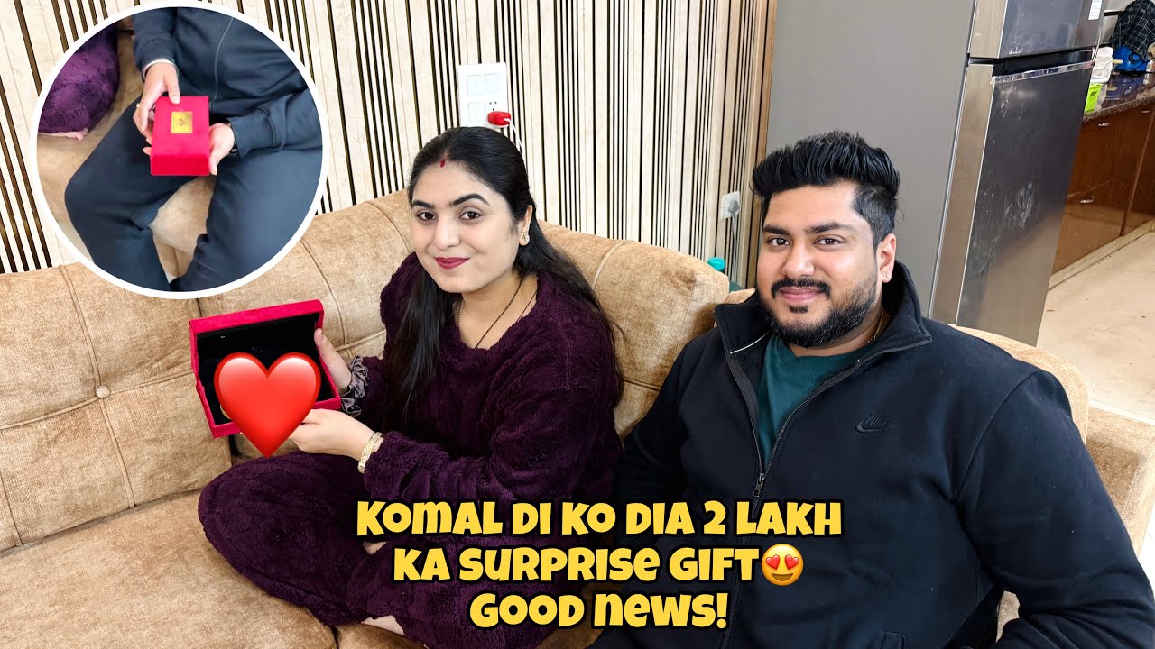 Komal Di Ko Dia 2 Lakh Ka Surprise Gift 😍 GOOD NEWS