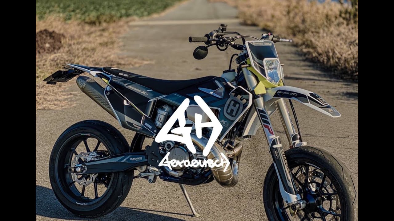 【4K】≪モタード≫走行動画 part 3｜HUSQVARNA TE250i × AKRAPOVIC