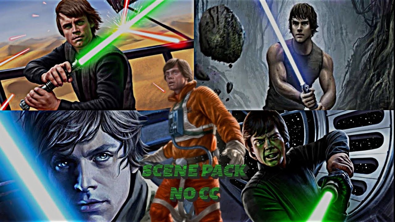 Luke Skywalker scene pack (4k no cc)