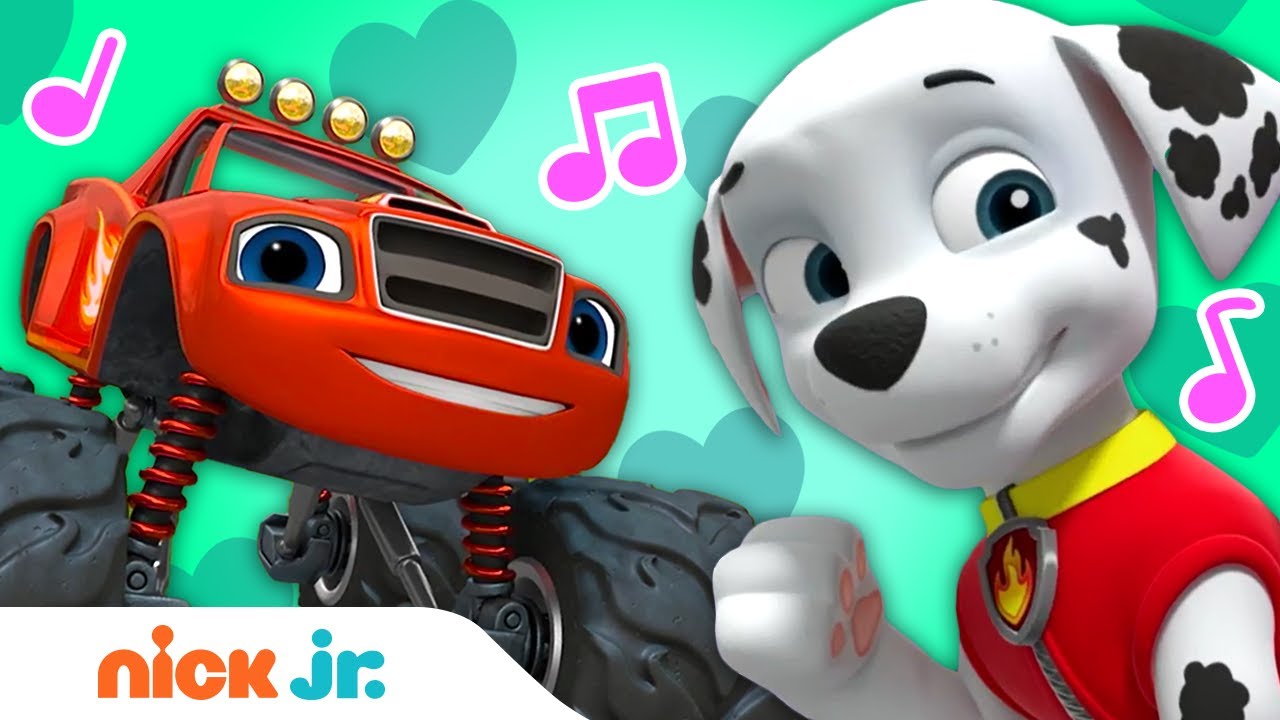 I Love My Nick Jr. Friends Song 💖 w/ PAW Patrol, Blaze & Santiago! | Nick Jr.