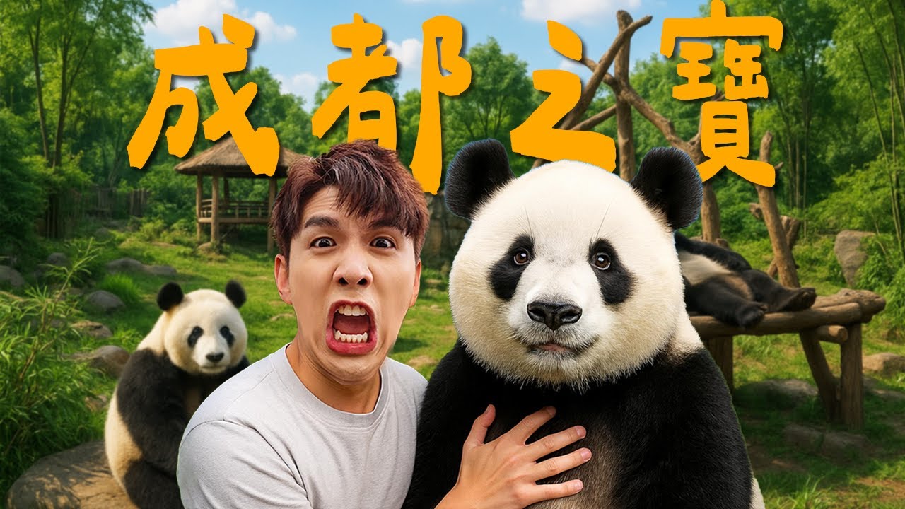 成都的另類旅遊方式｜跟很多隻熊貓近距離&hellip;｜幹話多過景點的行程😂【成都八點檔】