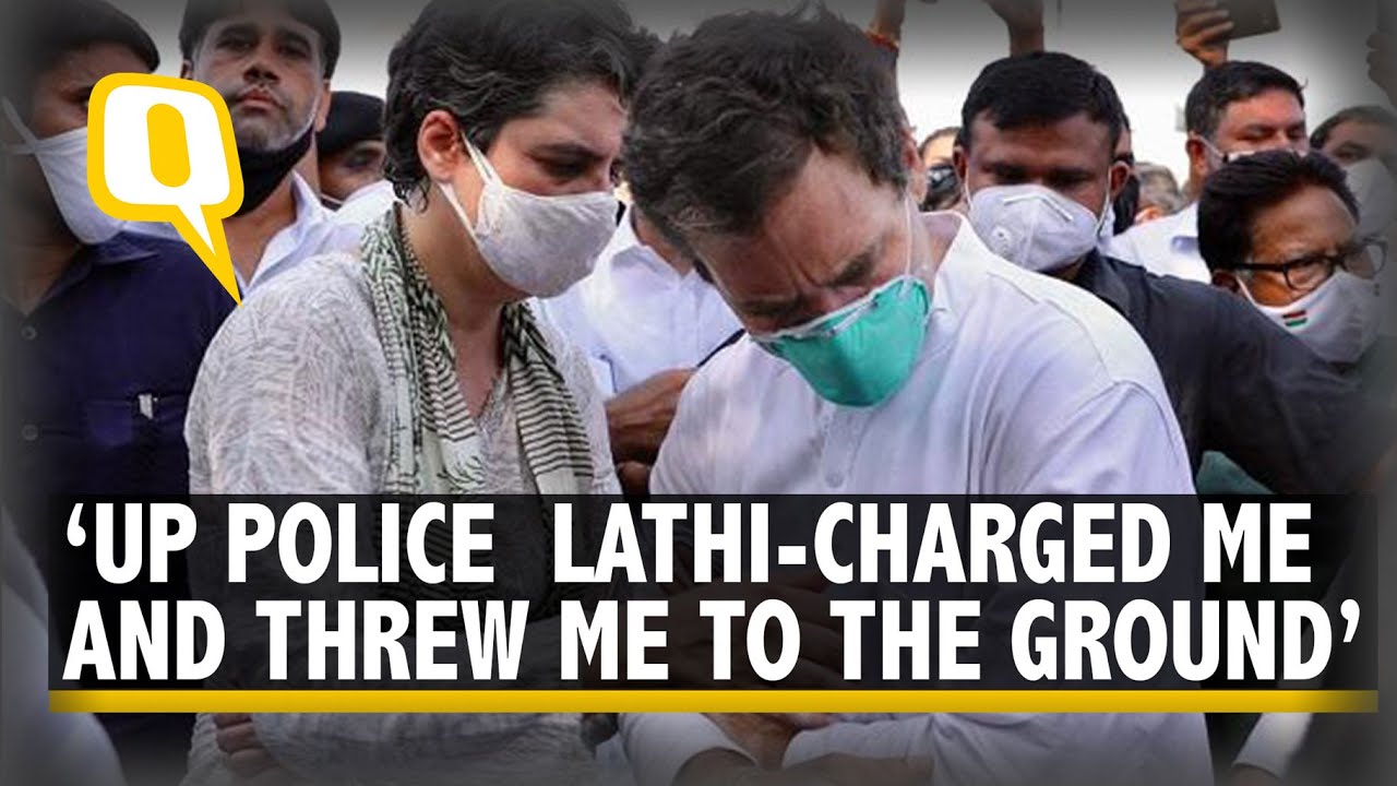 UP Police Detains Rahul on Way To Meet Kin of Hathras Rape Victim | The Quint