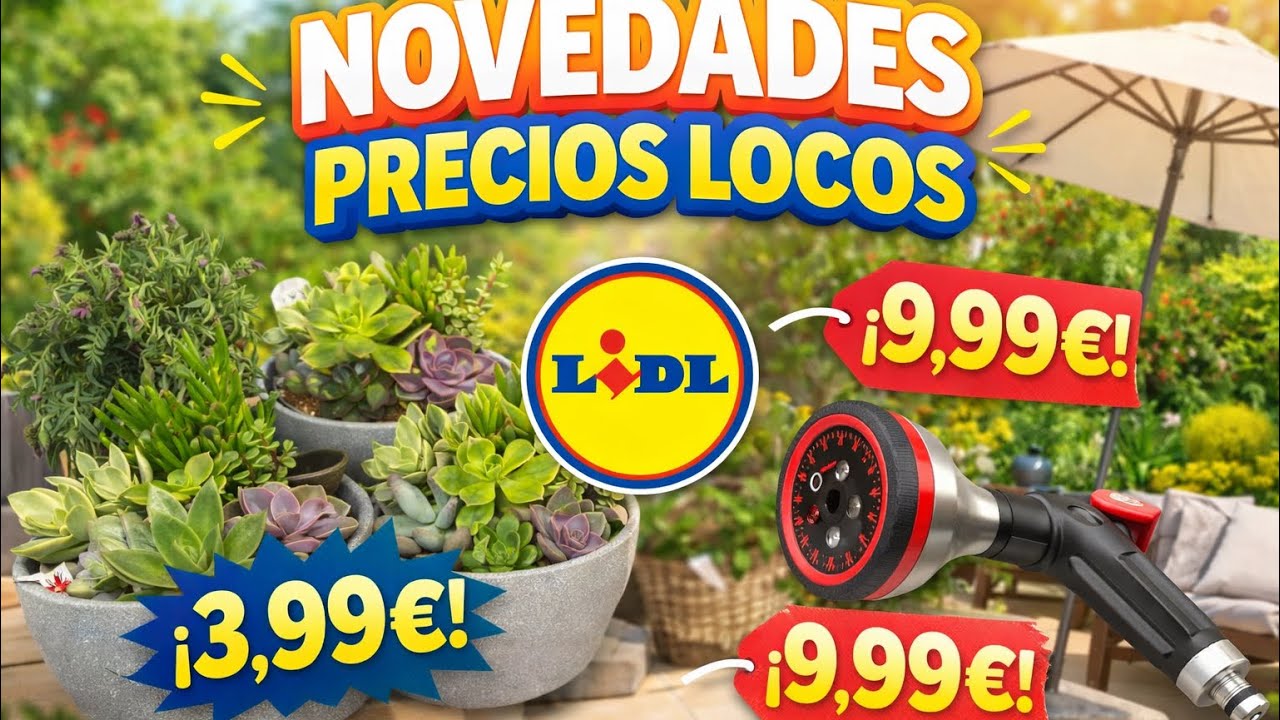 😍 ¡NOVEDADES en Lidl HOY! Jardín y Terraza 🌿 Luces LED, Decoración y Más