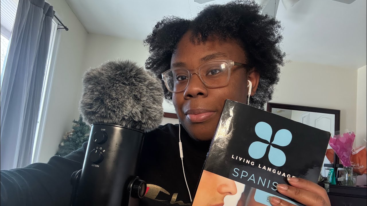 ASMR Learn Spanish with Me 🇪🇸 Relaxing Close Whisper