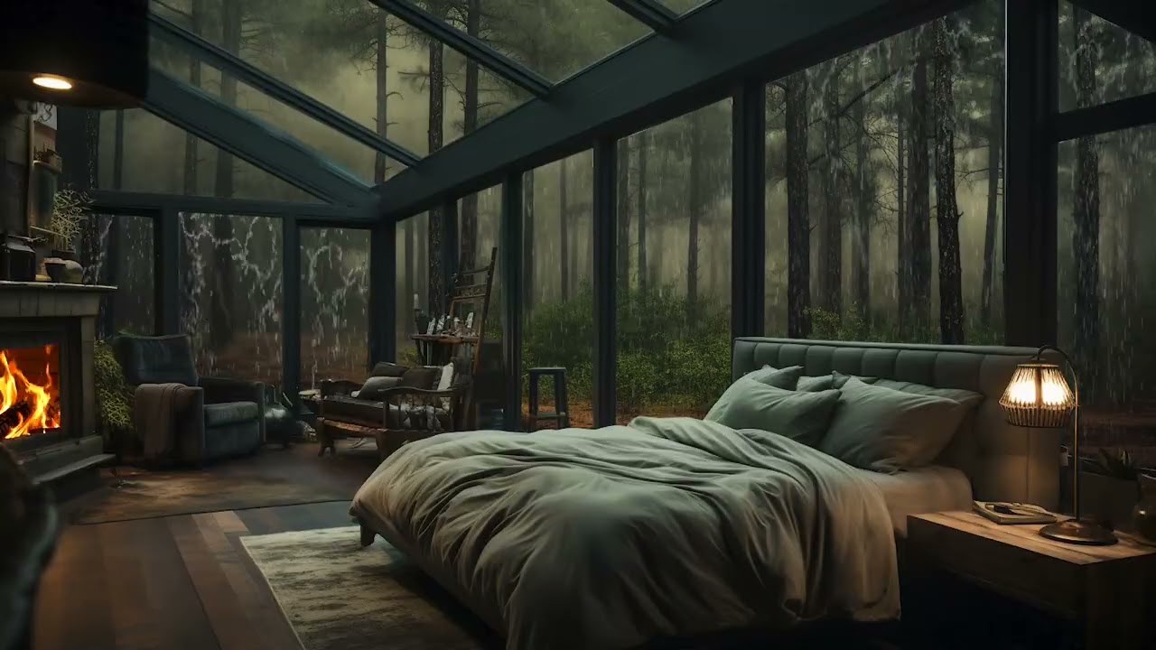 Slow Rainfall Atmosphere for Deep Sleep, Emotional Ease, and Quiet Night Moments