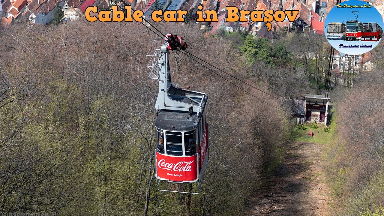 Cable Car to Tâmpa hill in Brașov 🇷🇴 🚡