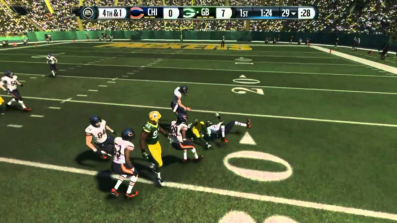 Football-NFL-Madden 15 :: CRAZIEST PUNT GLITCH EVER :: Bears Vs. Packers - Online Gameplay XboxOne