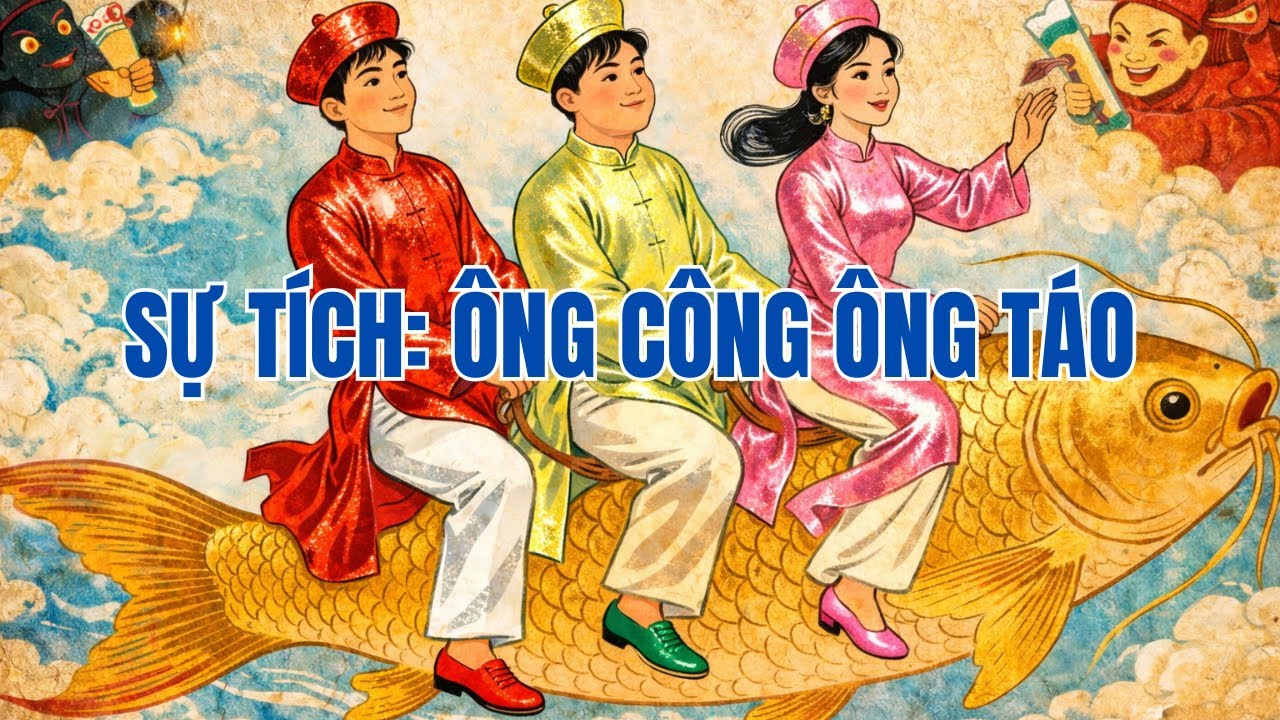 TRUYỆN CỔ TÍCH VIỆT NAM | SỰ TÍCH ÔNG CÔNG ÔNG TÁO