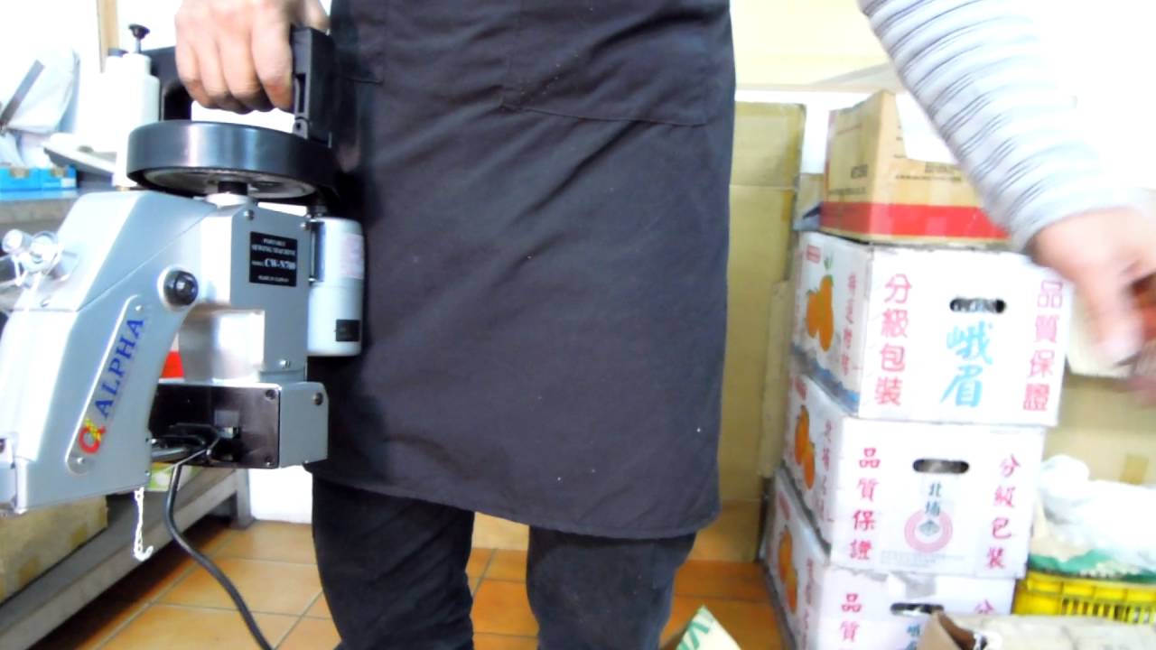 Bag closer with cutter 手提式縫袋機