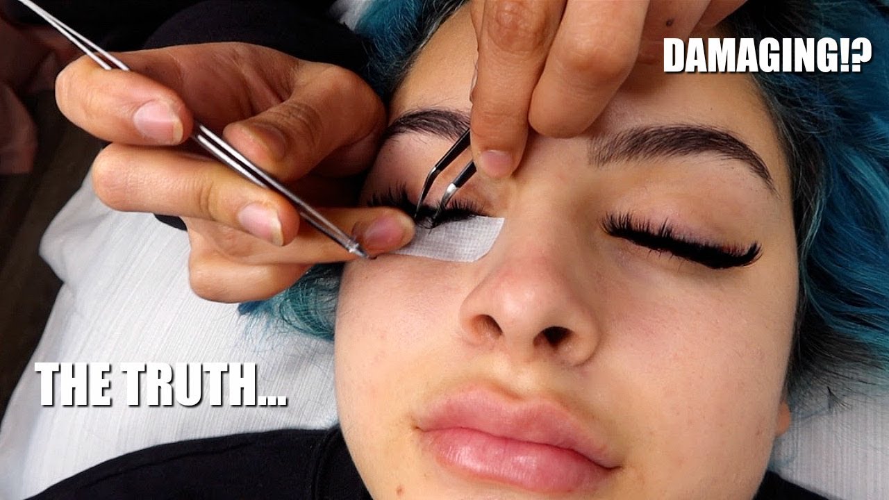 Getting Lash Extensions! *the entire process*
