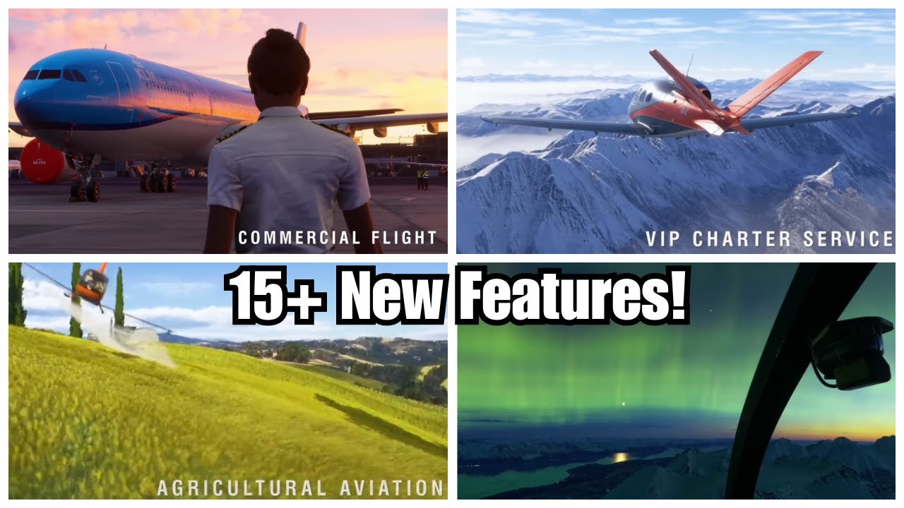 All NEW Microsoft Flight Simulator 2024 Features in 60 seconds!