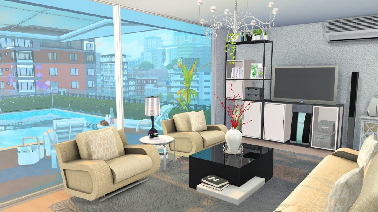 City View Penthouse | Stop Motion Build | THE SIMS 4