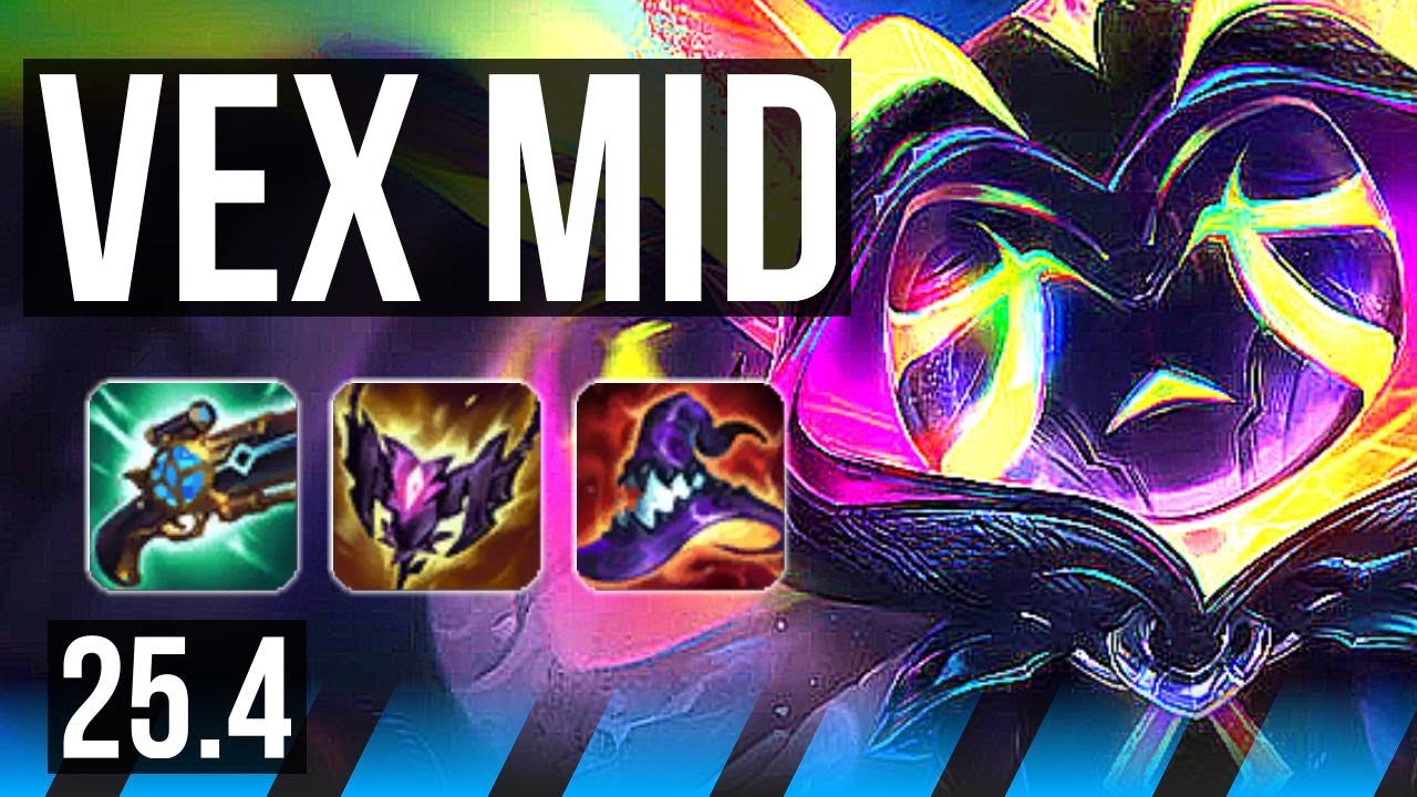 VEX vs SYNDRA (MID) | Legendary, 42k DMG | KR Diamond | 25.4